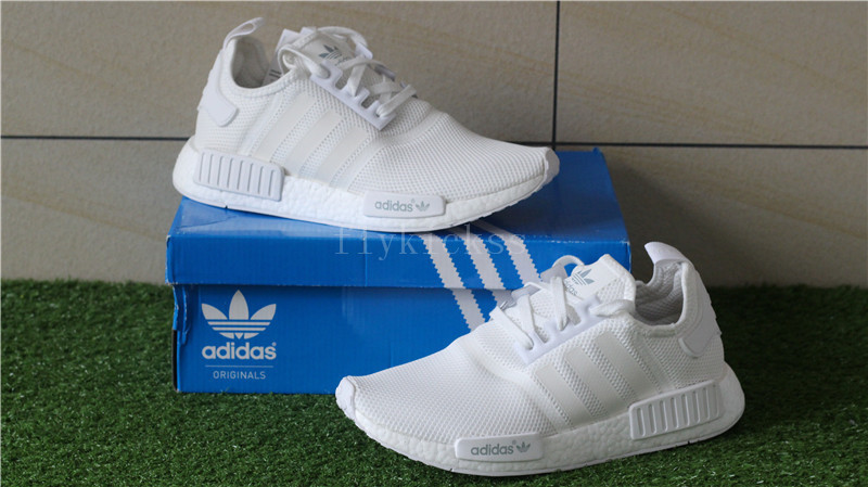 Real Boost Adidas NMD Mesh Triple White